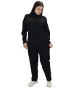 Conjunto Agasalho Feminino Tactel com Elastano Butu Biru Preto